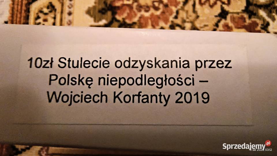 Wojciech Korfanty srebrna moneta kolekcjonerska Katowice