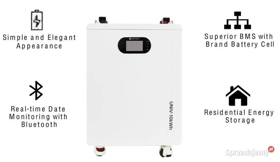 Magazyn energii 10kWh LiFePO4 UNIV 512V 206Ah małopolskie