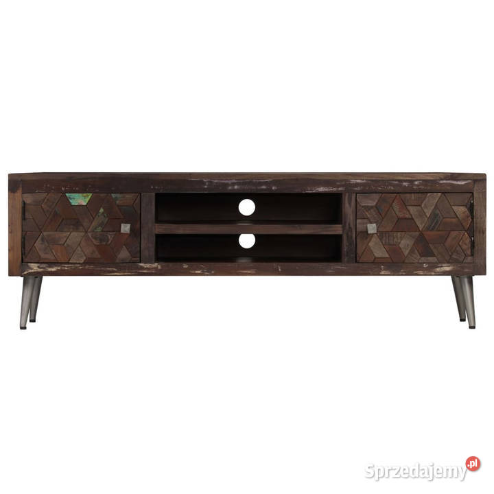 Szafka pod TV z drewna odzyskanego 140 x 30 x 45 mazowieckie Warszawa