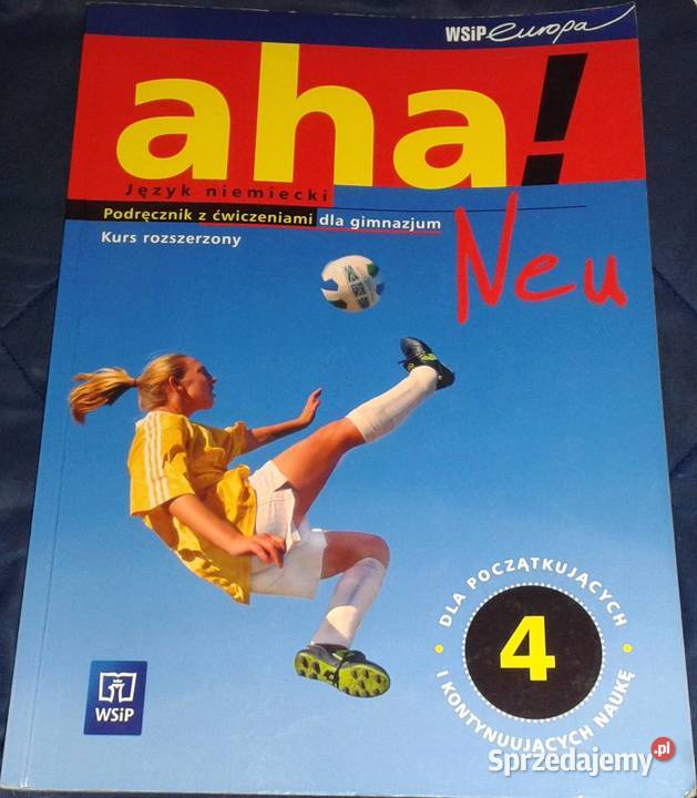 Aha 4 Język niemiecki A Potapowicz K Tkaczyk Chełm