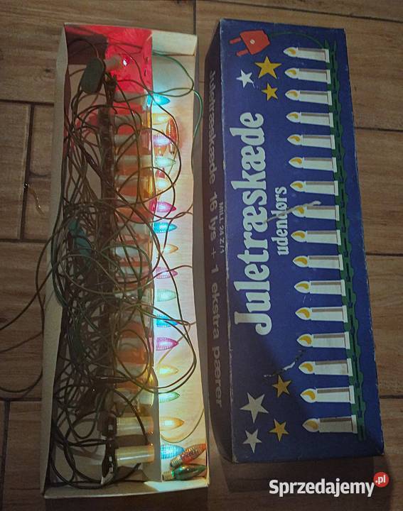 lampki choinkowe PRL Bukowno