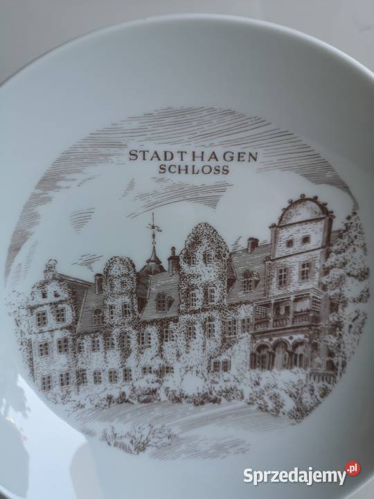 Talerz kolekcjonerski porcelana Furstenberg Porcelana i szkło kujawsko-pomorskie Toruń
