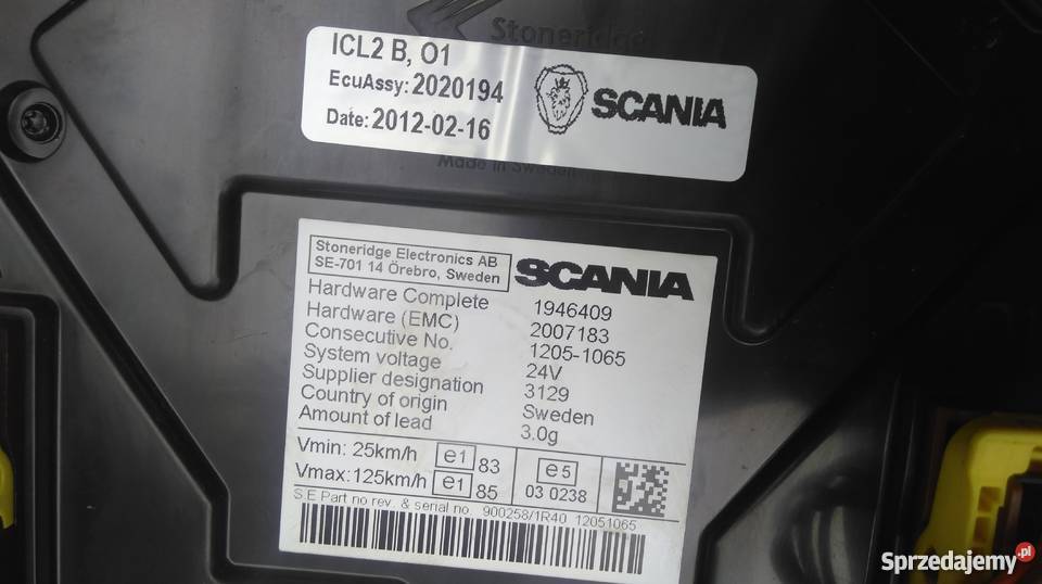 Licznik zegary 2020194 Scania R Staszów