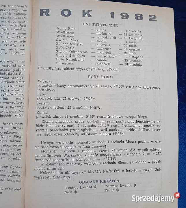 Informator ogrodniczy 1982 PWRiLTowarzystwo Koźminek sprzedam