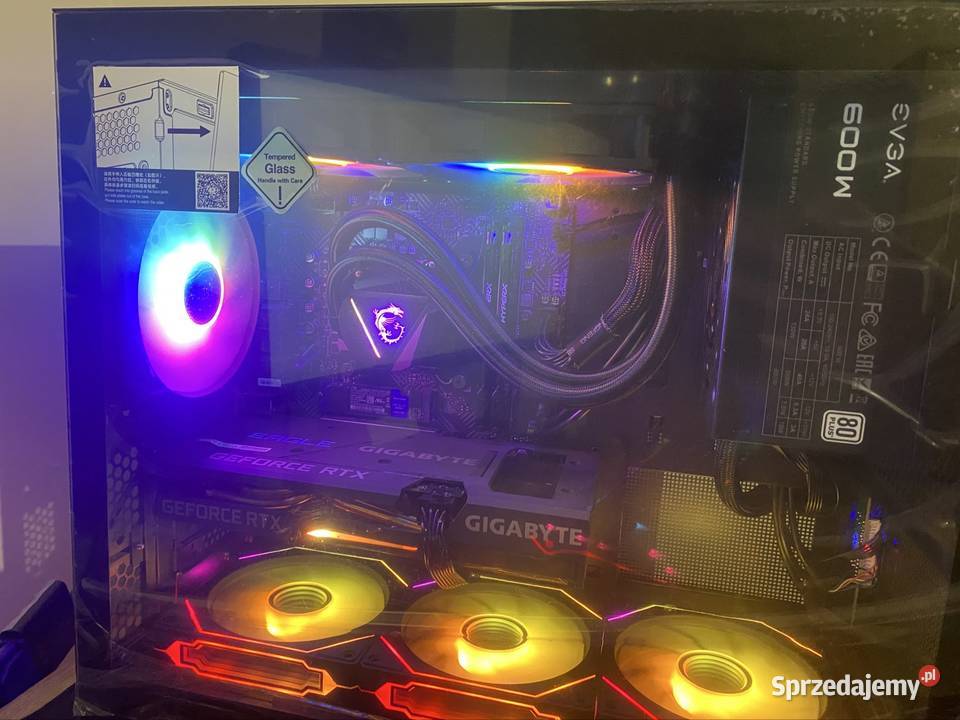 Sprzedam NOWY Gamingowy PC mATX i512400F RTX Węglowice