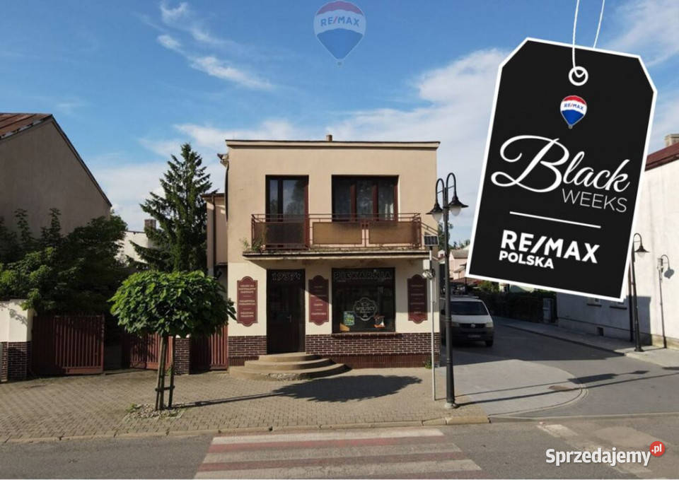 Kompleks handlowomieszkalny z częścią witryna