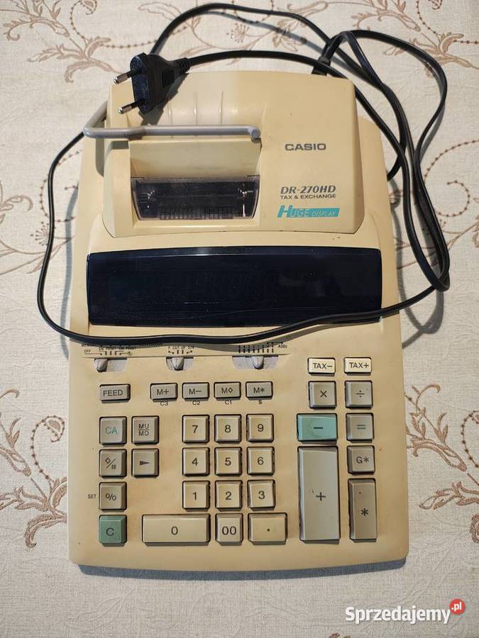 CASIO DR270HD sumator maszyna licząca kalkulator Sokołów Podlaski