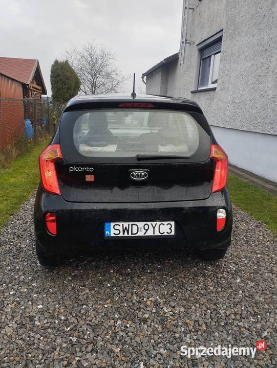 Kia Picanto 10 benzyna 2011 90 polski salon czarny śląskie Rybnik