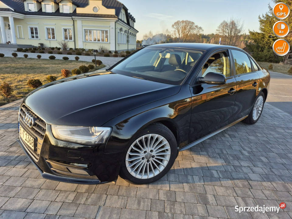 Audi A4 xenon led navi chromy ładny sedan B8 1986cm3 Drelów