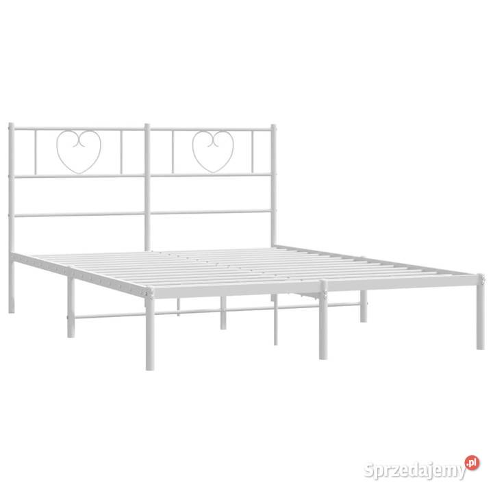 Metalowa rama łóżka z wezgłowiem Żary