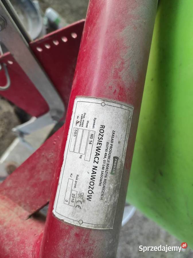 Rozsiewacz nawozów PROMAR 300 L lubelskie Baranów