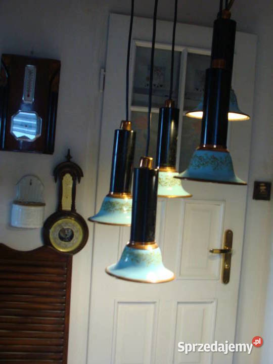Stylowy lampa kaskadowa z lat 70 Wrocław