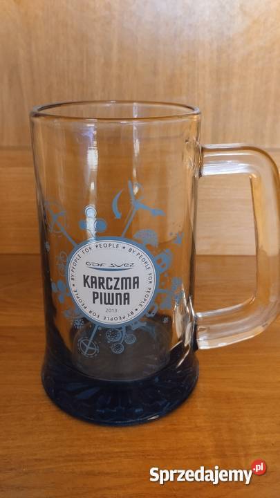 Kufel do piwa grube szkło 05L Czarzyzna