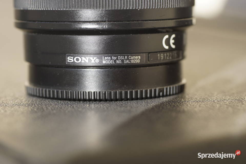 Obiektyw SONY SAL18200 DT 18200mm F3563 Bielsko-Biała