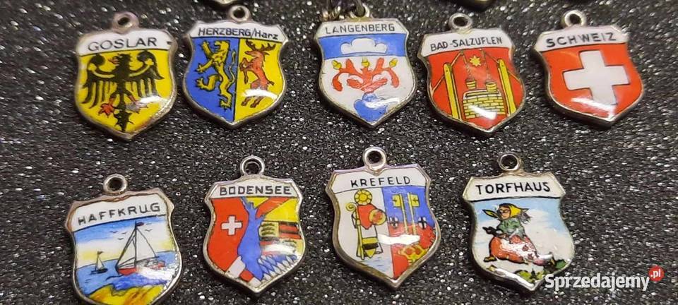 NIEMCY LANDY SREBRNE HERBY zestaw 30 K70