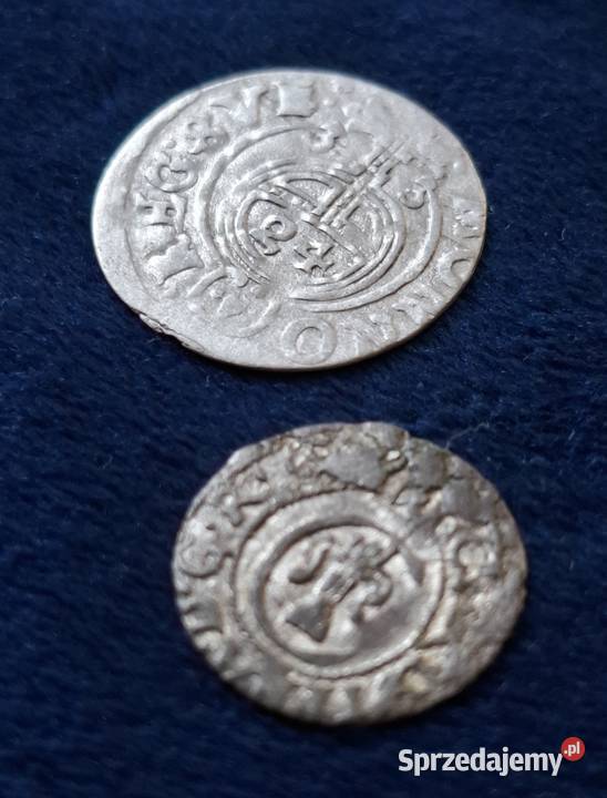 2 x monety władców szwedzkich z dynastii Wazów Wejherowo