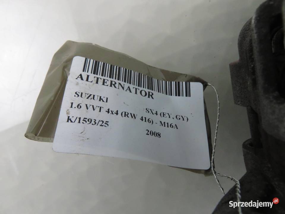 ALTERNATOR SUZUKI SX4 EY GY 16 VVT 3140084E10 małopolskie