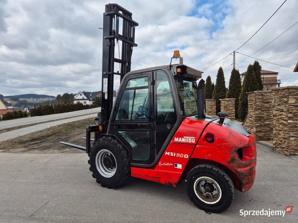 Wózek widłowy Manitou MSI 30 D Wózki widłowe Chełmiec