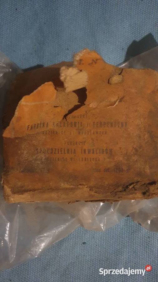 Bursztyn stara kalafonia żywica Fabryka Klejów i Warszawa
