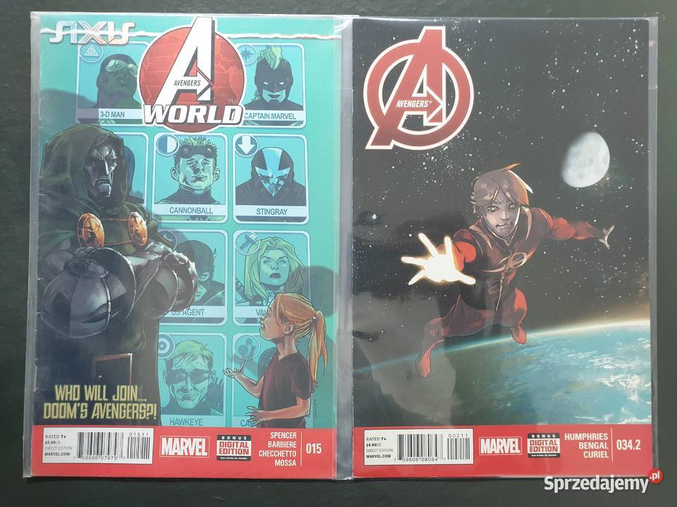 The Avengers zestaw 13 oryginalnych komiksów Gdynia