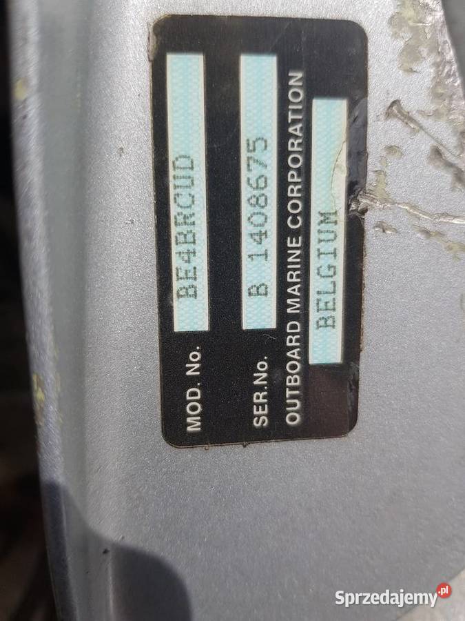 Evinrude 4 Do łodzi łódki jachtuSilnik zaburtowy Gorzów Wielkopolski