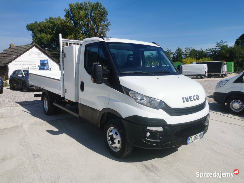 Iveco Daily 35C13 kiper Hak klima bliźniak nieuszkodzony Książ Wielki