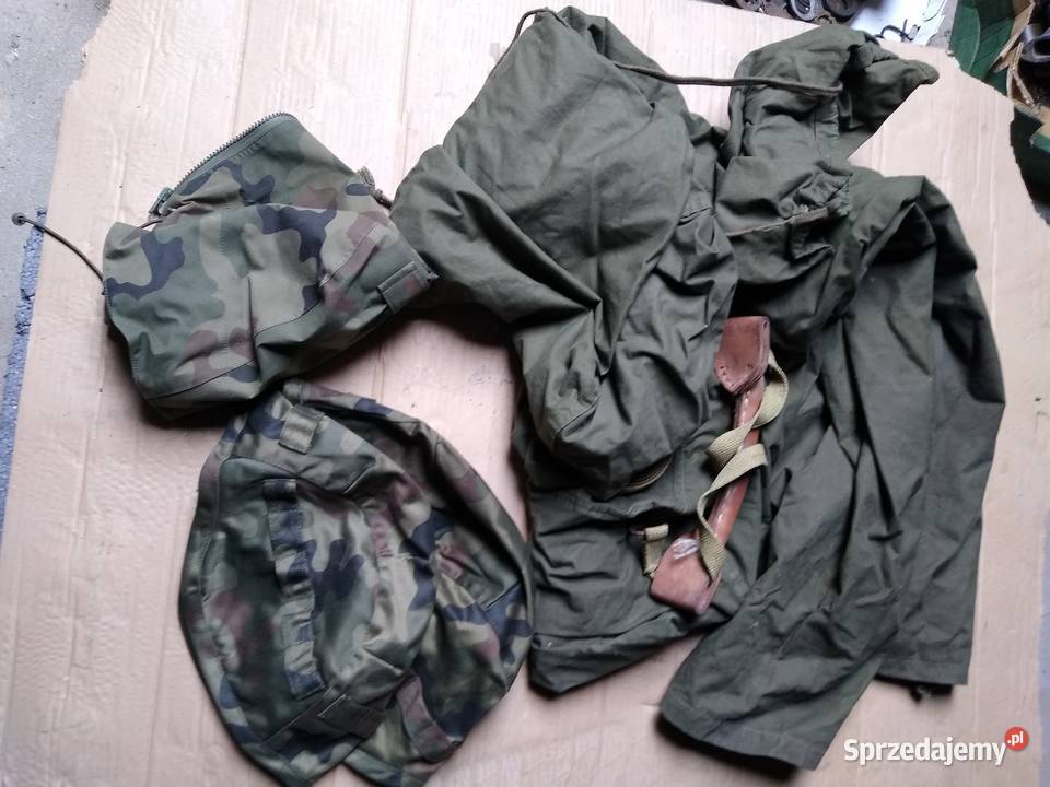 Militaria worki misyjne pozostałości militarne Kruszwica