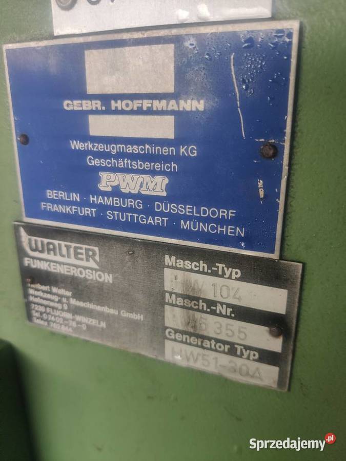 Drążarka wgłębna z Niemiec Walter Grzechynia