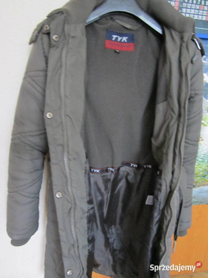 Kurtka zimowa ocieplana brązowy/beżowy Słupca