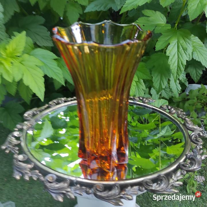 BURSZTYNOWY WAZON ART DECO Pabianice