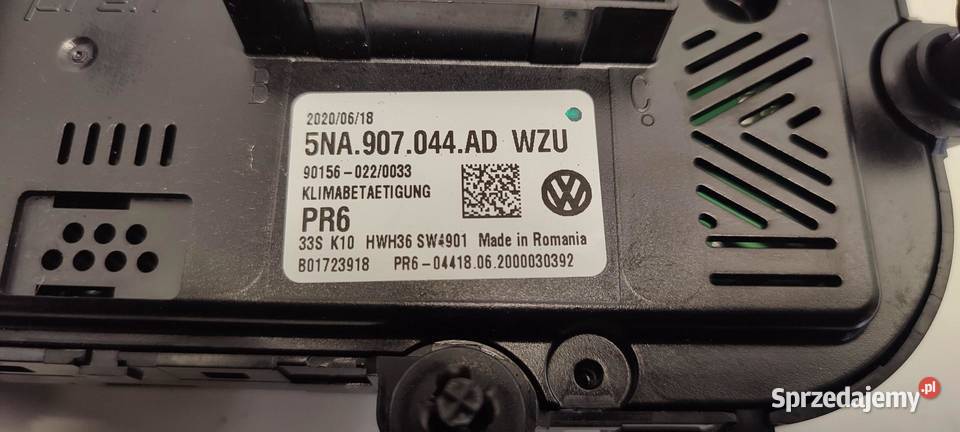 VW TIGUAN II PANEL KLIMATYZACJI 5NA907044AD osobowe