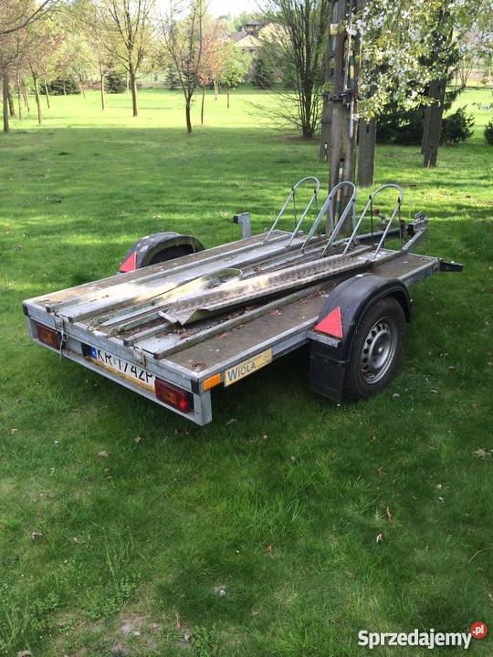 Przyczepa do przewozu motocykli 610kg