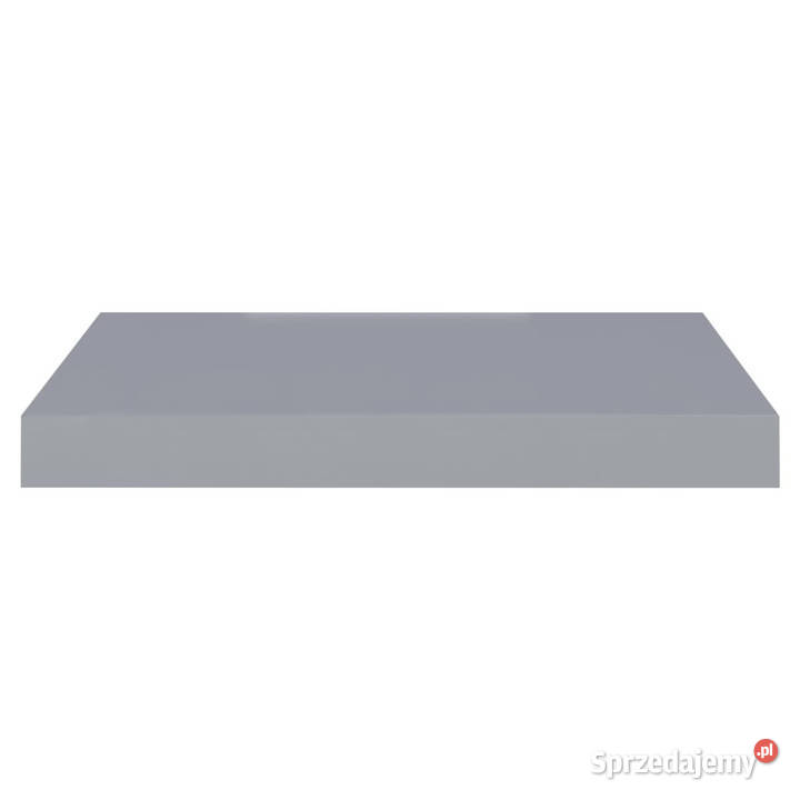 Półka ścienna szara 40 x 23 x 38 MDF WM323847 mazowieckie Warszawa