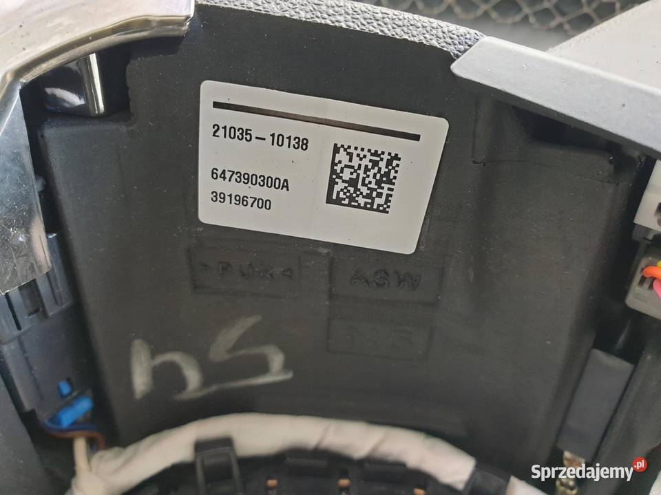 Opel Corsa F SKÓRZANA KIEROWNICA Multifunkcyjna osobowe Rudka