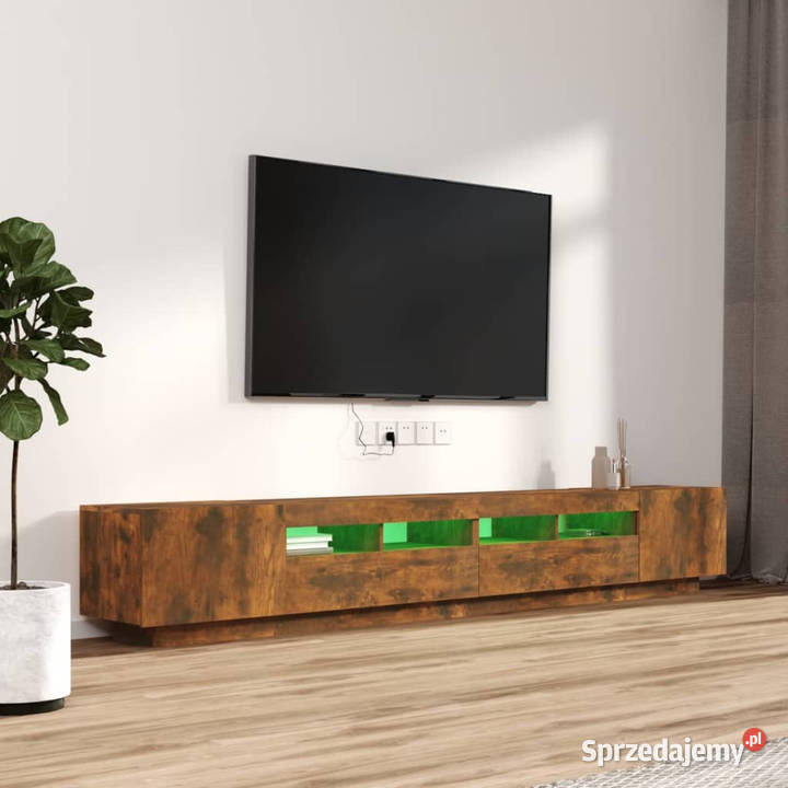 Zestaw 3 szafek TV z oświetleniem LED Warszawa