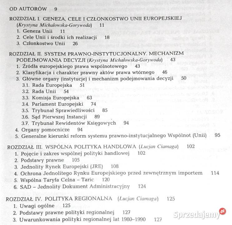 Unia Europejska Podręcznik akademicki Lucjan miękka Chełm