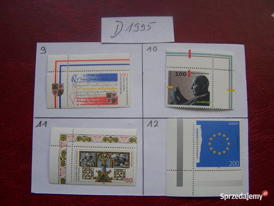 Niemcy 1995 MNH Znaczki z roczników WYBIERAJ Tychy