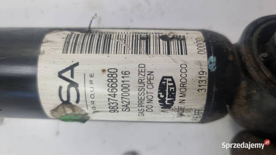 AMORTYZATOR PRAWY TYŁ OPEL CORSA F 09837416480 Lipno