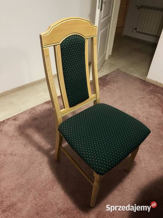 Komplet mebli jasne drewno stół krzesła lustro mazowieckie Siedlce