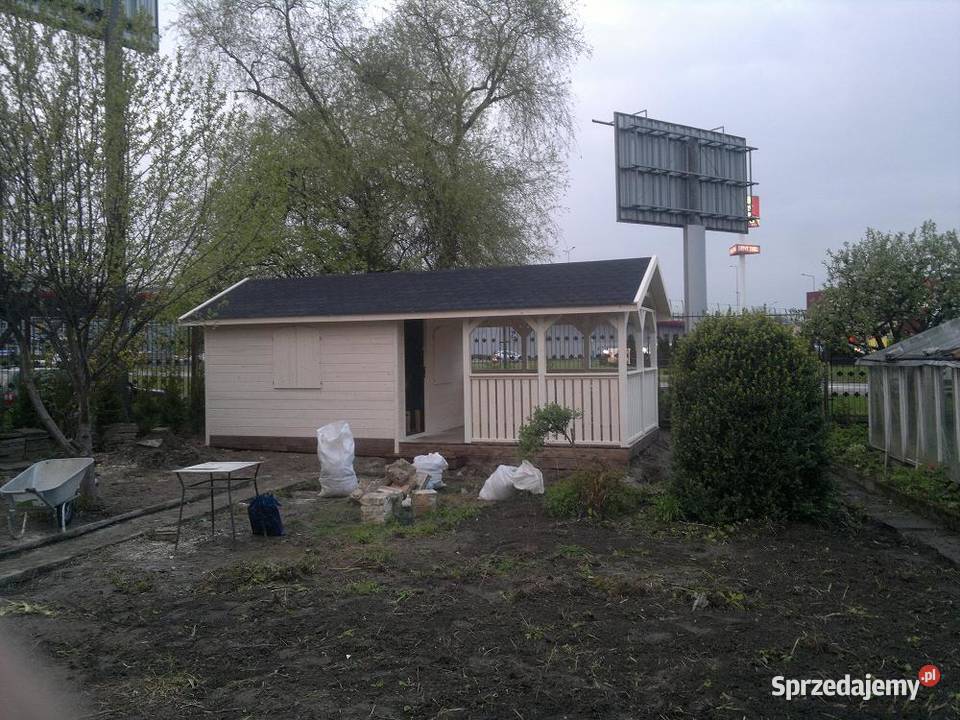 Drewniany Domek ogrodowy altana na działkę domki Wieliczka