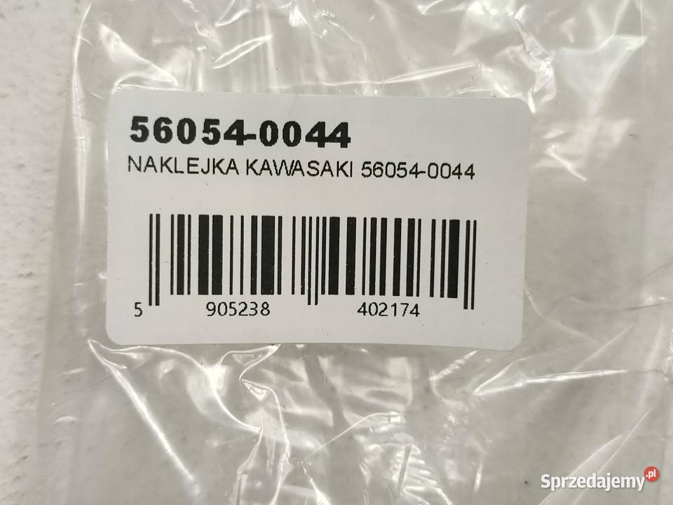 NAKLEJKA Z750 OSŁONA LEWA KAWASAKI ZR750L9F Z750 Motoryzacja lubelskie