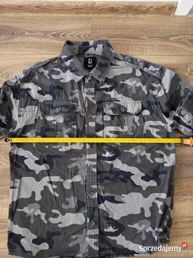Koszula męska Brandit Grey Camo