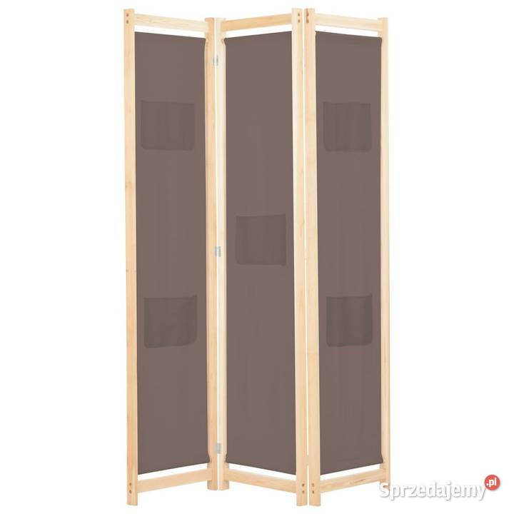 vidaXL Parawan 3panelowy brązowy 120x170x4 Warszawa