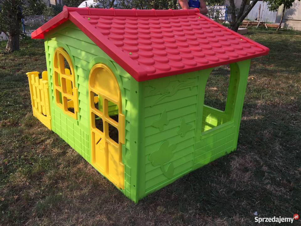 Domek ogrodowy dzieci Mochtoys z płotkiem NOWY Jawor