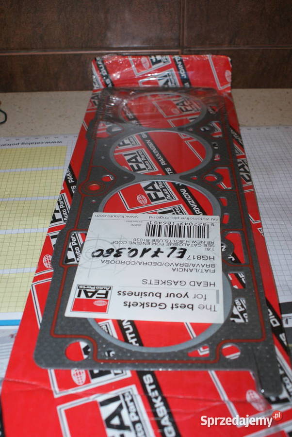 EL710380 USZCZELKA GŁOWICY FIAT 165MM mazowieckie Białobrzegi sprzedam