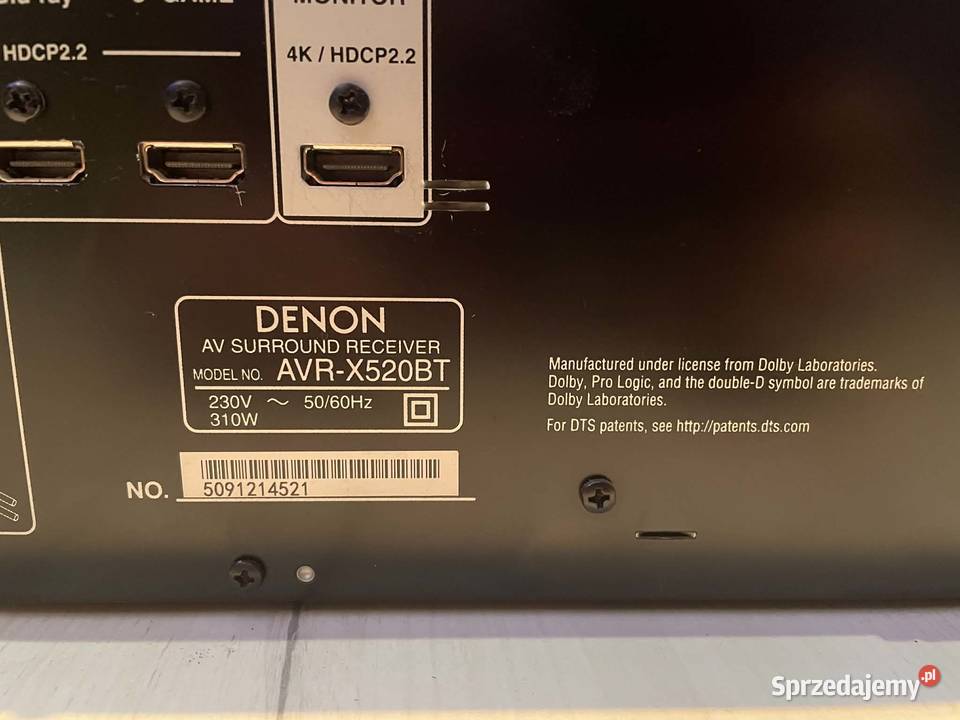 Amplituner Denona AVRX520BT Siemianowice Śląskie