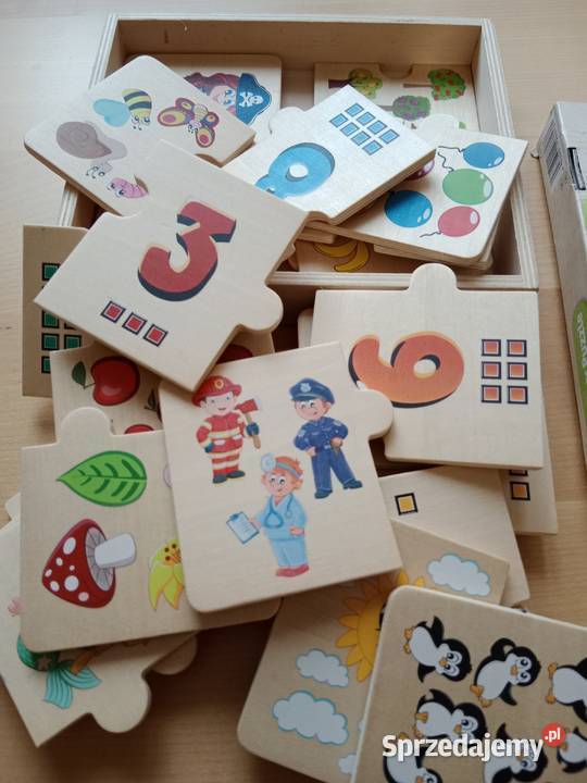 Playtive Junior Puzzle drewniane cyfry Poznań