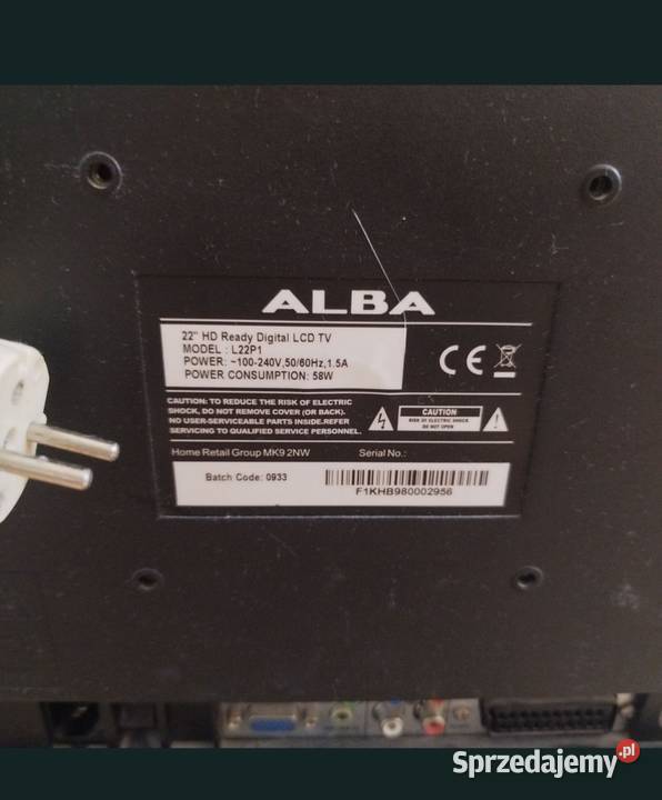 telewizor monitor alba 22cale Kielce