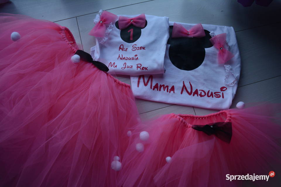 Komplet tutu na roczek dziewczynki czarny Odzież Waćmierz