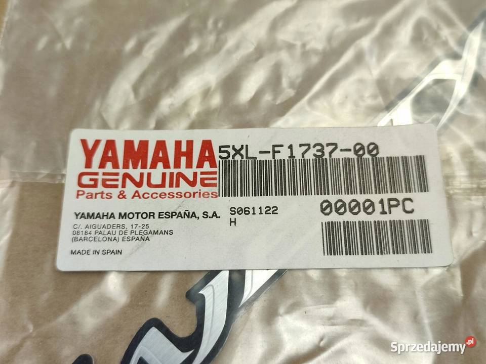 NAKLEJKA MAJESTY ZADUPEK PRAWA YAMAHA YP125E